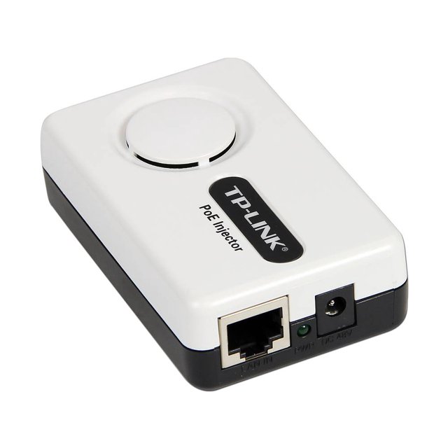 Adaptador Emisor Tp-LinK PoE Injector, une la señal de datos de un TP-Link TL-POE150S