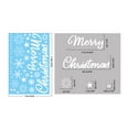 thumbnail image 3 of Christmas Window Clings - Winter House Decals, Simple Style Reusable Non-Adhesive Street Scene Border Stickers for Home, Cafe, Mall Glass Door, Christmas Decor, 3 of 6