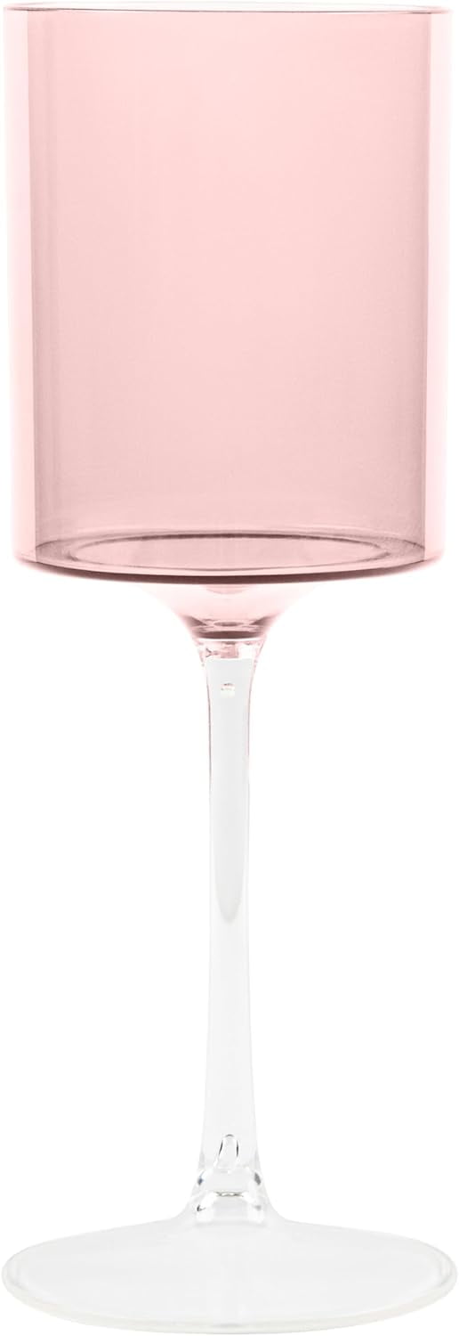 PLASTICPRO Plastic Wine Glasses Disposable 9 oz Plastic Cocktail Cups, 10 Pack