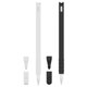thumbnail image 4 of GOOHOCHY 2 accesorios de silicona con forma de cabeza de gato de dibujos animados, compatibles con Apple Pencil 2 (negro y blanco), 4 of 8