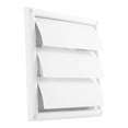 thumbnail image 1 of Couvercle de Grille d'Aération en Plastique avec 3 Rabats, 6 Pouces, 1 of 9
