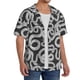 thumbnail image 2 of Fotbe Snake Camisa Estampada de Manga Corta para Hombre, Casual de Verano, Estilo Playero, Sin Arrugas-X-Large, 2 of 5