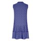 thumbnail image 4 of Puntoco Vestido De Manga Corta Con Cuello En V, Vestido Sexy Con Estampado De Puntos Florales Y Manga Corta Para Mujer Sin Estampado De Posicionamiento Azul L, 4 of 5