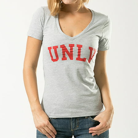 UNLV University of Nevada Las Vegas, Small, NCCAA, Game Day Womens Tee T-shirt, W Republic, Heather