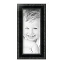 thumbnail image 2 of ArtToFrames 5" x 12" Black Engraved Edges Picture Frame, 5x12 inch Black Wood Poster Frame (WOM-4055), 2 of 8