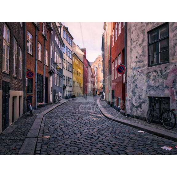 A Street Scene in Copenhagen, Denmark, Scandinavia, Europe, Scenic Unframed Photographic Print Wall Art by Jim Nix Sold by ArtCom