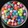 thumbnail image 4 of U8MO 4mm 6mm 8mm 10mm Matte Rubber-Like Round Glass Loose Beads for Jewelry Making-Verdancy-10mm(20pcs), 4 of 6