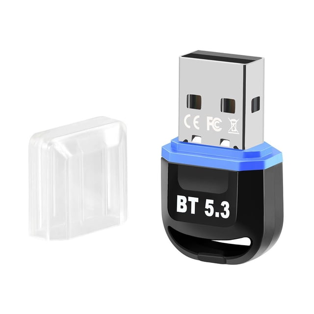 Adaptador USB Mini adaptador USB inalámbrico 5.3 compatible con Bluetooth (azul)