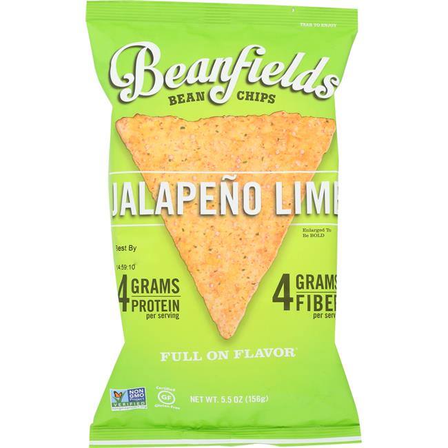Beanfields Jalapeno Lime Bean Chips, 5.5 oz