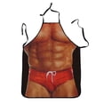 thumbnail image 1 of Fun Aprons Muscular Male Sexys Women Pattern Aprons Adjustable Kitchen Baking, 1 of 2