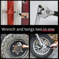 thumbnail image 5 of Adjustable Ratchet Wrench with Non-Slip Handle Plumbing Bathroom Pipe Repairing Tool Ratchet Monkey Wrench 8 inch 10inch 12inch (12 inch), 5 of 7