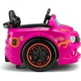 thumbnail image 6 of Kid Trax Dizzy Racers 6V Ride On Electric Car – 360° Spin, Up to 66lbs, Ages 2-5, Pink, 6 of 9