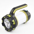 thumbnail image 1 of Linterna de camping recargable verde, luz multifuncional con 6 modos, lámpara de iluminación portátil para camping, pesca, senderismo y actividades al aire libre., 1 of 5