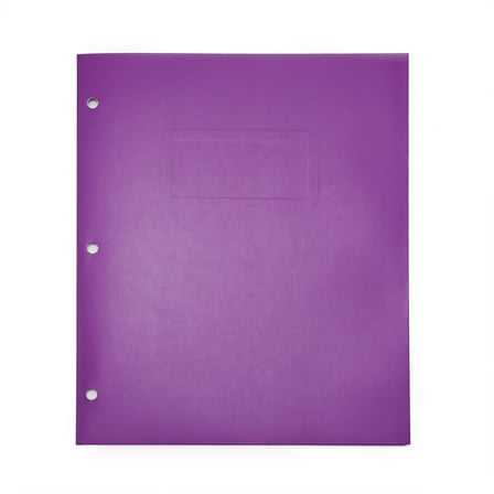 Pen + Gear 2-Pocket Paper Folders, Solid Purple Color, 50-Count, Letter Size