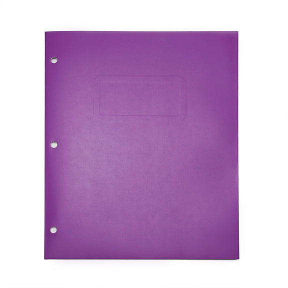 Pen + Gear 2-Pocket Paper Folders, Solid Purple Color, 50-Count, Letter Size