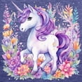 thumbnail image 3 of CafePress - Adorable Floral Unicorn T Shirt - Womens Tri-blend T-Shirt, 3 of 4
