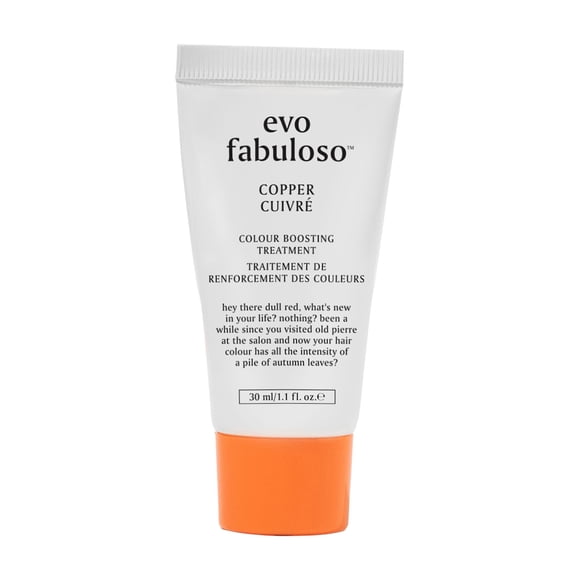 EVO Fabuloso Tratamiento potenciador de color cobre - Acondicionador de cuidado del color para cabello tratado con color - Ayuda a mantener el tono y el brillo de la profundidad del color 30 ml / 1.01