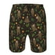 thumbnail image 3 of Balery Sloth Doing Yoga Traje de Baño Estilo Hawaiano para Hombre, Shorts de Secado Rápido con Bolsillos-Small, 3 of 6