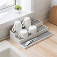 thumbnail image 2 of NETSENG Non-slip 3-layer pantry kitchen cabinet storage polar white 36.4cm*23.4cm*8.5cm, 2 of 5
