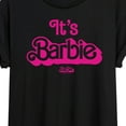 thumbnail image 3 of Barbie The Movie - It's Barbie Pink - Juniors Ideal Flowy Muscle T-Shirt, 3 of 5