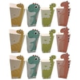 thumbnail image 1 of KAKOWELY 24 bolsas de palomitas de maíz con diseño de dinosaurio de dibujos animados, portátiles, de papel, resistentes a la grasa., 1 of 4
