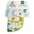 thumbnail image 2 of Kushies Cleanbib with Sleeves 2-4YRS Neutral White Jungle Animals, 2 of 2