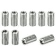 thumbnail image 1 of Unique Bargains Adaptateurs de Filetage Manchon Réducteur Écrou M8*1.25 Mâle à M5*0.8 Femelle Insert de Réparation Vis Réducteur 15mm 10 Pcs, 1 of 6