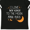 thumbnail image 4 of Inktastic I Love My Gigi to the Moon and Back Boys or Girls Toddler T-Shirt, 4 of 5