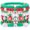 Christmas R, variant on Christmas Thanksgiving Stackable Beaded Holiday Bracelets Set for Women Elastic Layering Colorful Heishi Vinyl Disc Clay Stretch Bohemian Festive Birthday Gifts