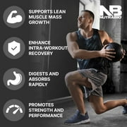 NutraBio Intra Blast BCAA Electrolyte Amino Hydration Powder, Orange Mango, 723 g, 30 Servings