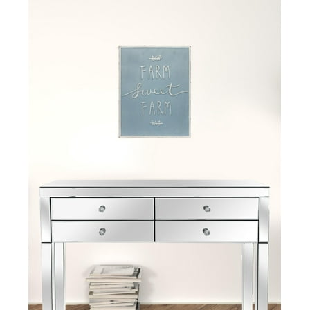 HomeRoots 516400 Blue Metal Other Words Wall Decor, Set of 2