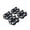 black black wheel, variant on Furniture Movers with Wheels Portable 4 Wheel Furniture Furnitures Mover Tool with 360°Rotation Rubber Wheel