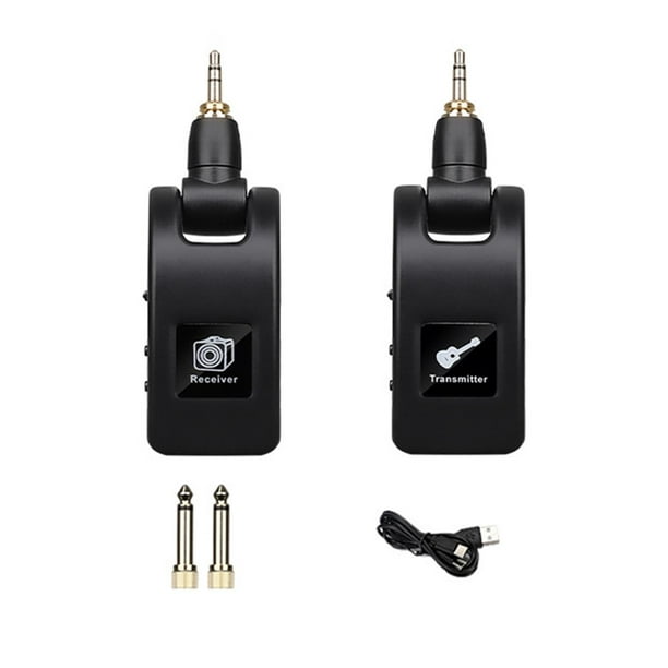 Transmisor y receptor de audio Transmisor y receptor de guitarra Guitarra portátil 2 piezas