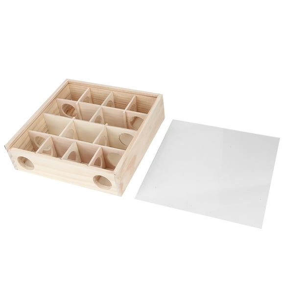 Hamster Maze, Mouse Toy, Hamster Maze Natural Wood Mice For Hamster