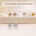 thumbnail image 5 of Moissanite Stud Earrings for Women, F136 Pure Titanium Earrings for Men | Hypoallergenic Earrings Stud, Ideal for Daily Wear, Weddings, Anniversaries, 5 of 6