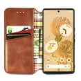 thumbnail image 5 of Allytech Case for Google Pixel 8 Pro 6.7", Pixel 8 Pro Wallet Case 2023, PU Leather Stand Mangetic Closure Slim Fit Vintage Phone Case for Google Pixel 8 Pro - Brown, 5 of 6
