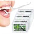 thumbnail image 1 of 300 Pieces Dental Floss, Dental Floss Sticks Disposable Oral Cleaning Floss Dental Flossers, 1 of 5