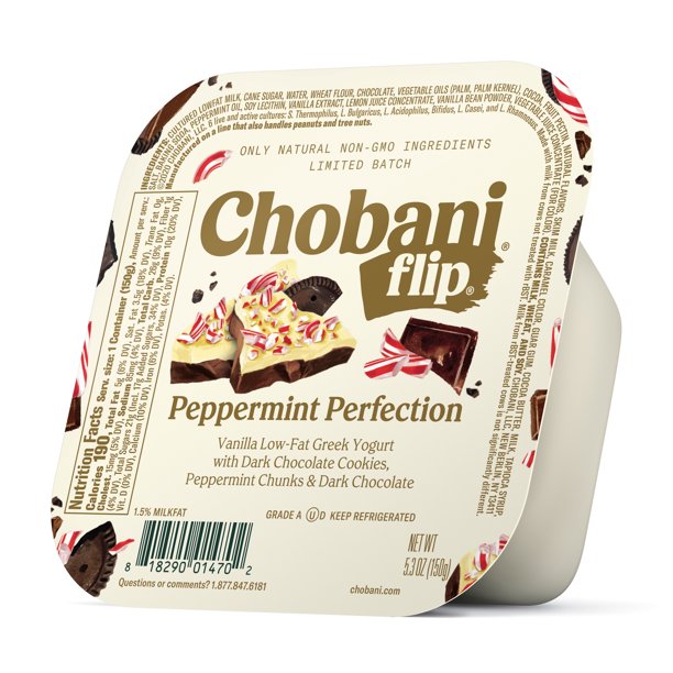 Chobani Flip, Limited Batch Peppermint Perfection, 5.3 oz - Walmart.com ...