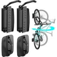 thumbnail image 1 of 2 Crochets de Vélo pour Garage Support Mural Pivotant Robuste Supporte 77 Lbs Support Mural Ajustable pour Garage Porte-Vélos pour Chambre Bureau à Domicile 2 Pack, 1 of 9