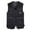 Black, variant on Fgnfyis Men's Outdoor Fishing Travel Cargo Vest Jacket for Work and Casual Use with Multiple Pockets for Versatile Storage Mens Tops Black XXXL