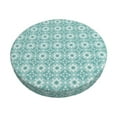 thumbnail image 6 of Uemuo Blue Print Pattern Round Bar Stool Seat Covers Washable Stool Cushion Slipcover Elastic Bar Chair Covers-12 inch, 6 of 7