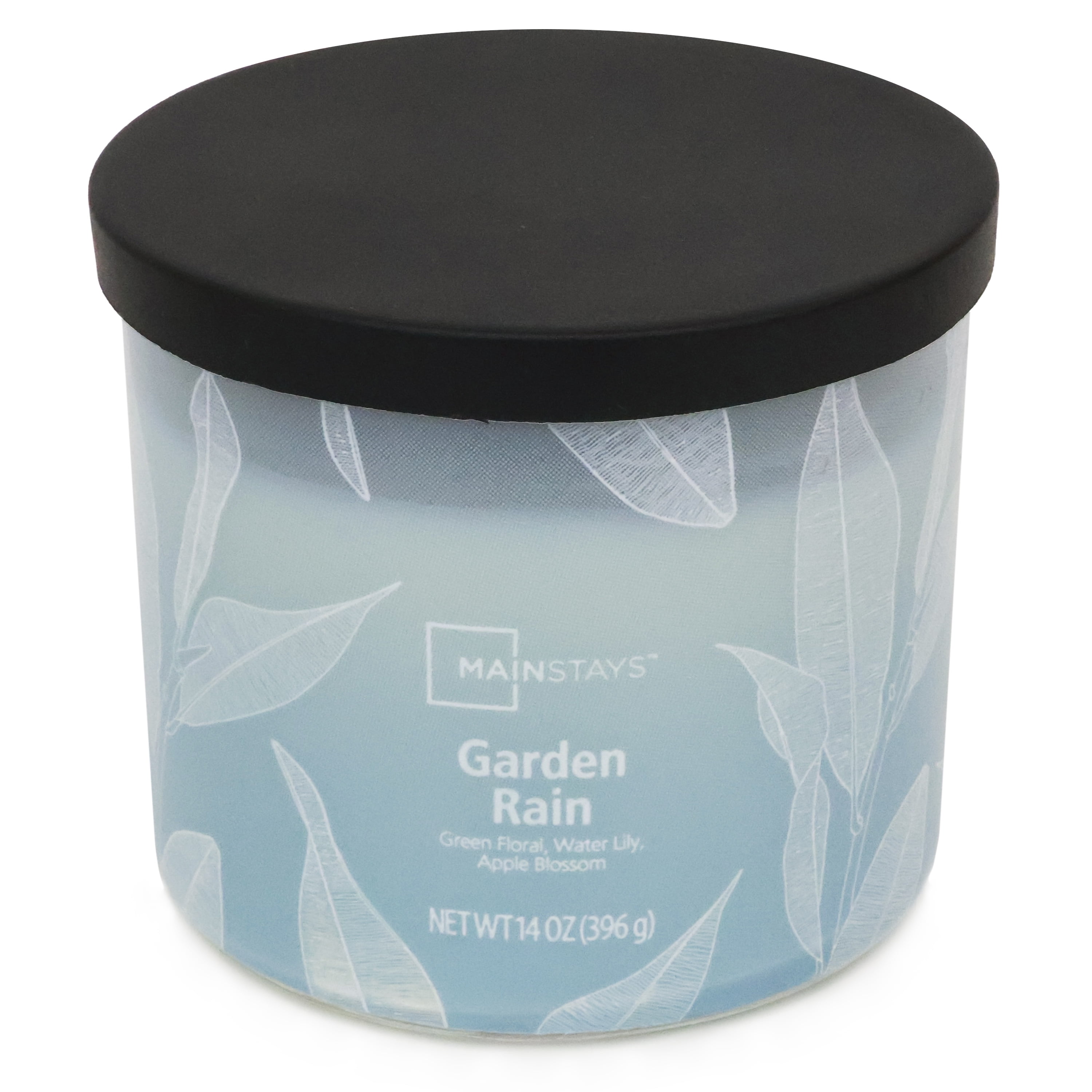 (2 pack) Mainstays 3-Wick Ombre Wrap Garden Rain Candle, 14-Ounce