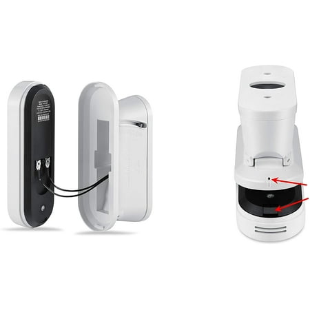 Wasserstein - Vertical Wedge Wall Mount for Arlo Video Doorbell