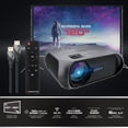 thumbnail image 3 of Monster Image Stream Wireless Super Bright 1080P FHD TFT LCD Projector Kit With Included 120-Inch Screen and Travel Case MHV1-1052-CAN, 3 of 6