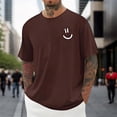 thumbnail image 2 of JAJAHO Men's Graphic Tee Short Sleeve T Shirt Comfortable Breathable Crew Neck Loose Fit Top Casual Daily Wear Summer Outfits Soft Tops, 2 of 4
