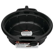 Performance Tool W4071 4.5 Gallon Oil Drain Pan, Carrying Handle, Easy-Pour Spout, High-Density Polyethylene, Black