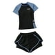thumbnail image 3 of Traje de baño para mujer, bikini de manga corta, protección contra erupciones, para piscina SG, 3 of 9