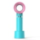thumbnail image 1 of Ventilador de mano sin aspas, 3 niveles ajustables, batería de 2000 mAh, portátil, con soporte de base para niños y estudiantes, color verde, 1 of 12