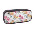 thumbnail image 2 of Geaub colorful flowers large capacity pencil case - dual zipper, multiple pockets, durable material, versatile use for stationery, cosmetics, and more, 2 of 6