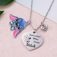 thumbnail image 2 of Stitch Birthday Necklace for 3 4 5 6 7 8 9 10 11 12 13 14 15 16 Year Old, Stitch Stuff Birthday Gifts for Daughter Granddaughter Sister Friends, 2 of 10